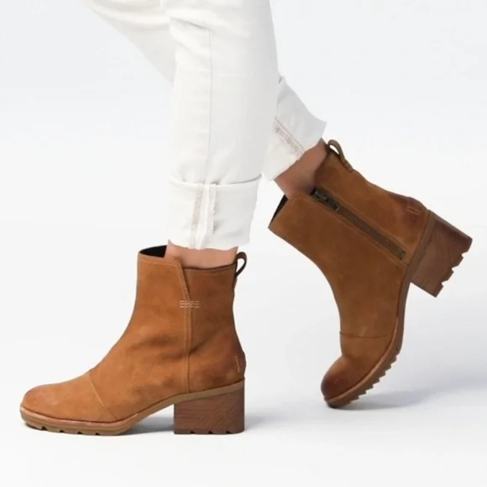 SOREL Waterproof Brown Leather Boots